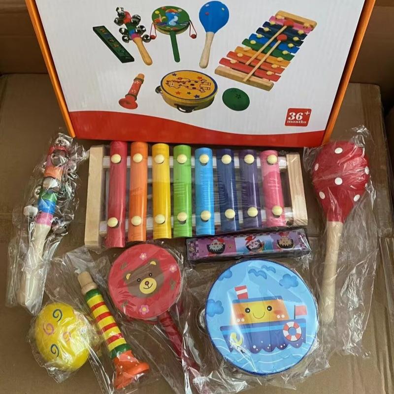 

Baby Early Education Puzzle Multifunctional Sensory Integration Enlightenment Education Percussion Instrument Colorful Music Combination Hand Playing