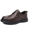 Leather Shoes Spring and Autumn Men's New Men's Shoes Business Casual Dress Shoes Platform Men's British Leather Shoes