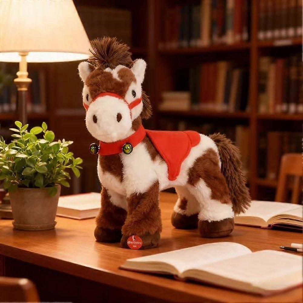 2026 Elektrisch Pluche Pony Speelgoed, Speelgoed voor Kinderen, Schattige Pony voor het Jaar van het Paard, Spelend Elektrisch Slim Speelgoed