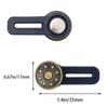 5PCS Metal Button Extender For Pants Jeans Free Sewing Adjustable Retractable Waist Extenders Button Waistband Expander
