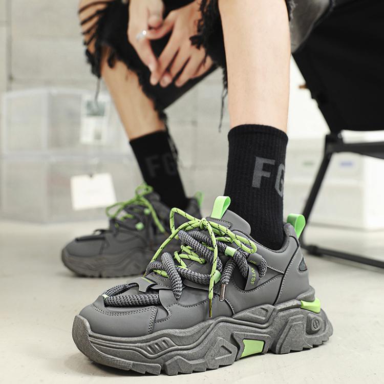 Herrenschuhe Herbst Neuer Trend Vielseitige Jugend Sportschuhe Herren Casual Dicke Sohle