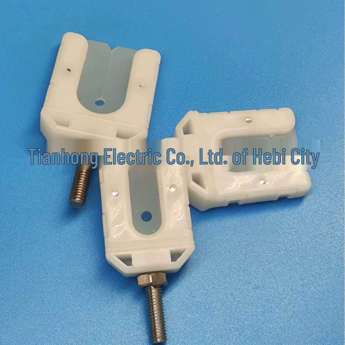 Soft Leather Automotive Wiring Harness Fixture with U18mm Hole & Nail Head