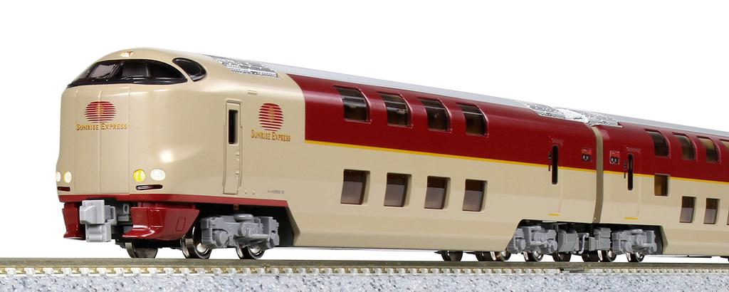 KATO N Gauge 285 Series 0 Sunrise Express Pantograph Expansion Formation Set Railway Model Train 7-Car 10-1564