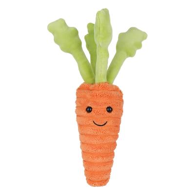 Aprikosenfarbenes Lamm Frische Karotte Plüschtier für Mädchen und Jungen, Weiches und niedliches Plüschtier für Kinder, Flauschige frische Karotte, 22cm