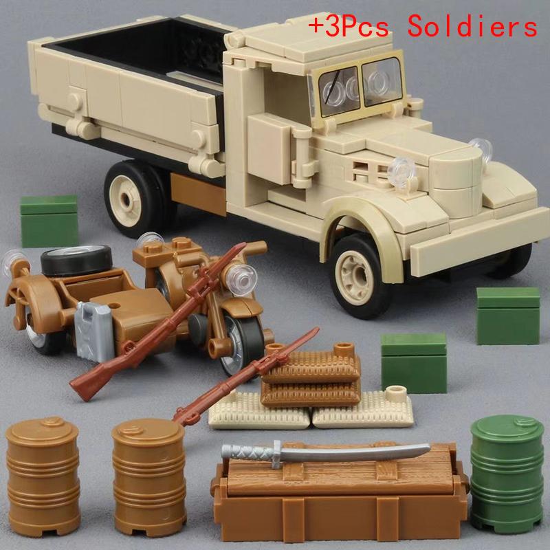 Żołnierz II Wojny Światowej Armia Japońska 89 92 Gąsienicowy Czołg Bojowy Model Broni Wojskowej Ciężki Pojazd Pancerny Typu Klocki Budowlane Cegły Zabawka