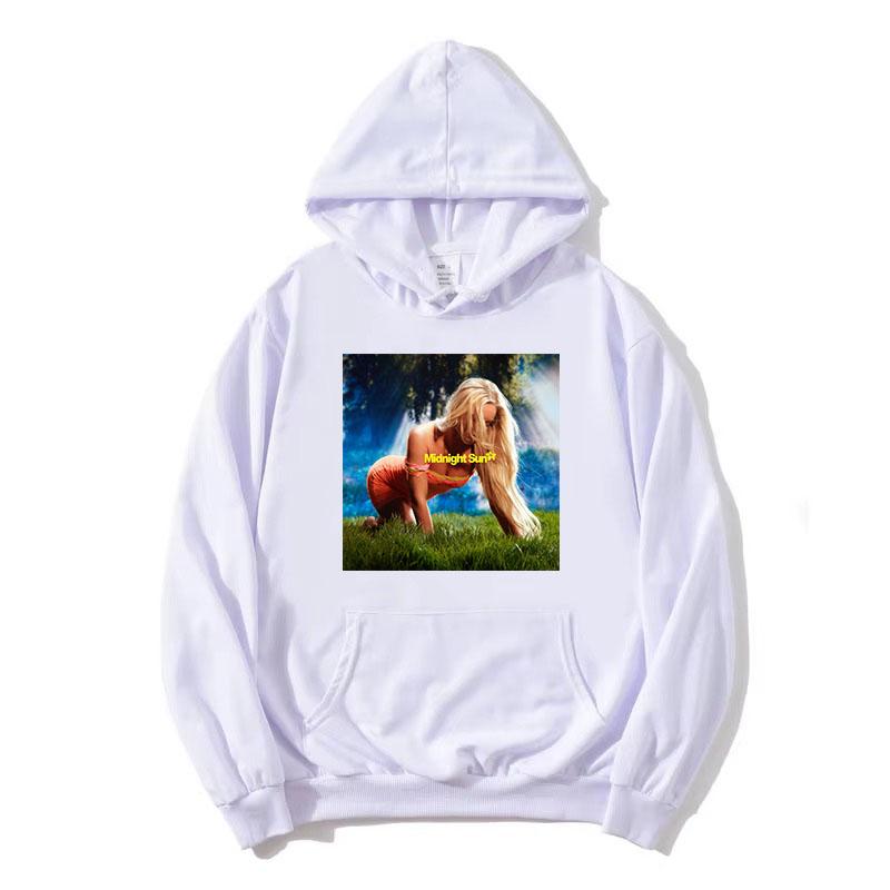 Midnight Sun Tour 2025 Hoodies Zara Larsson Singer Printing Sweatshirts Long Sleeve Fleece Hooded Pullovers Women Clothing Hoody