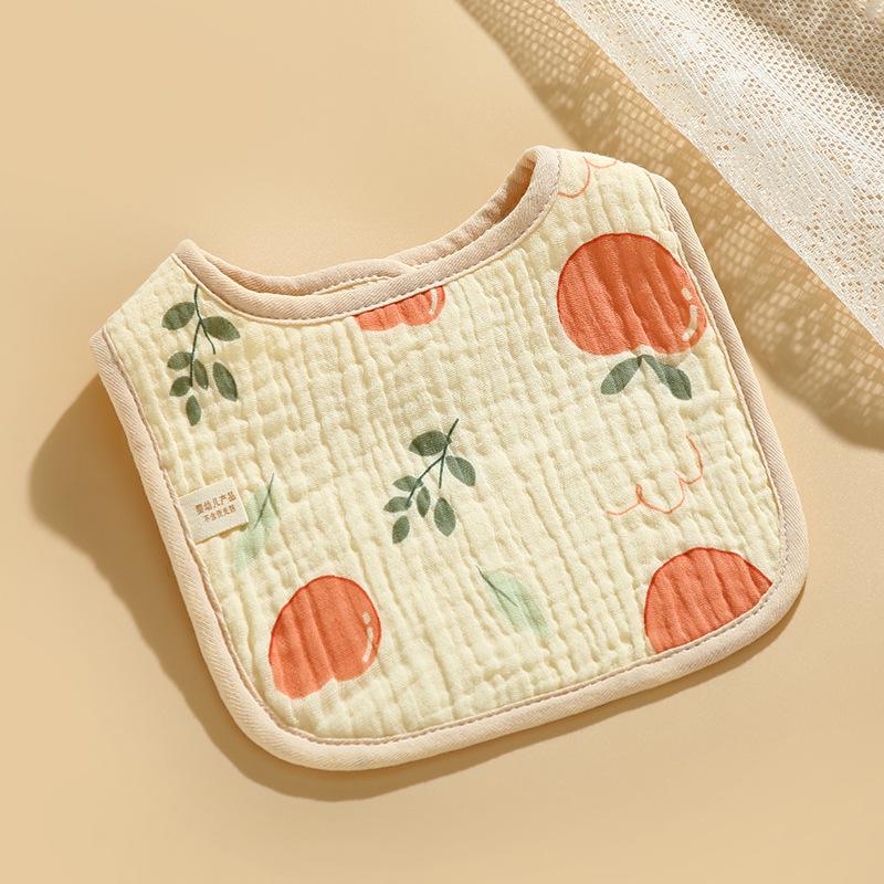Baby Cotton Bib & Scarf Set - Infant Triangle Design
