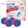Bowl Automatic Cleaner 4pcs Toilet Tablets Fast Acting Quick Dissolving Longlasting Bathroom Toilet Tank Cleaning Blocks