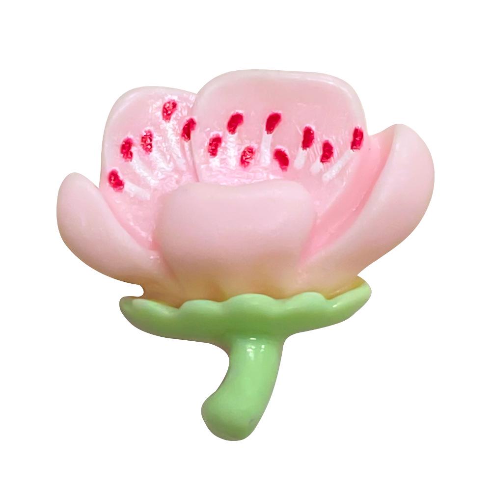 Flower Series Resin Croc Charms: DIY Floral Shoe Accessories & Decorations