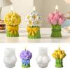 Silicone Mould For Tulips Bouquet Aromatherapys Reusable Craft Tool for Family Activities and Weddings 55KF
