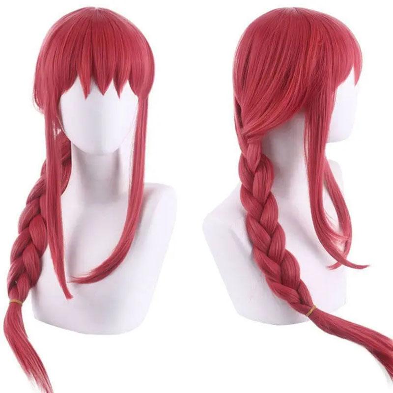 Perruque Cosplay Makima Anime Chains-aw Man Costumes Cosplay Makima Trench Chemise Cravate Pantalon Hommes Femmes Costumes Uniforme Halloween XL
