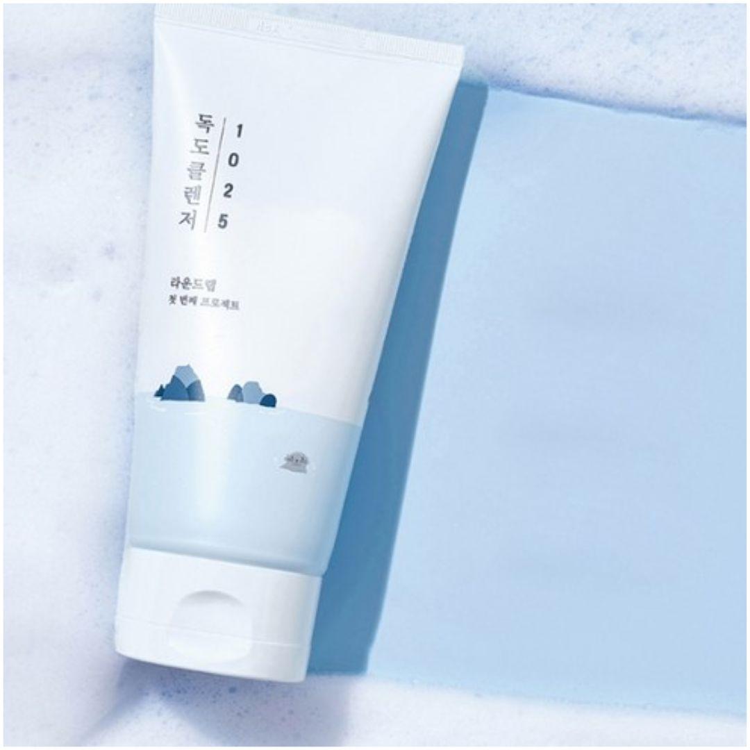 Photos - Facial / Body Cleansing Product Round Lab 1025 Dokdo Cleanser Gentle Hydrating Cleansing Foam 150ml 1 Pack  (150ml)