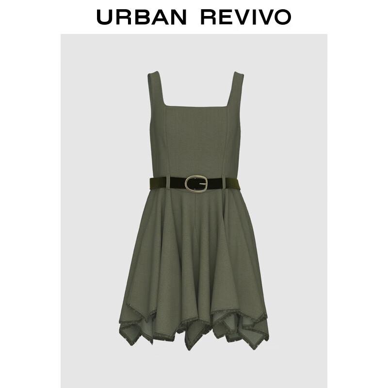 

UR Women s Retro Tassel Square Neck A-Line Dress XS