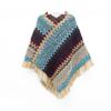 Christmas Style Ladies' Red Retro Ethnic Pullover Shawl Cloak for Spring, Autumn, and Winter Tibetan Travel