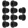 10Pcs Scratchproof Grates Grommet Kit RV Stove Grommets Stove Parts Heat Resistant Burner Grate Pad Accessories Black