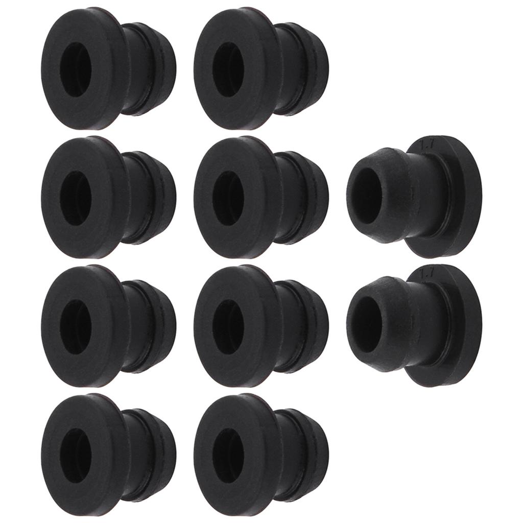 10Pcs Scratchproof Grates Grommet Kit RV Stove Grommets Stove Parts Heat Resistant Burner Grate Pad Accessories Black
