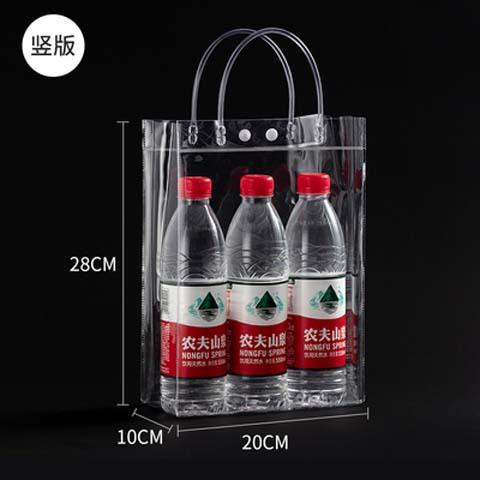 12pcs StoBag Clear PVC Gift Bags With Handles For Small Gifts Party Favor Candy Cake Cookie Packaging And Retail Display