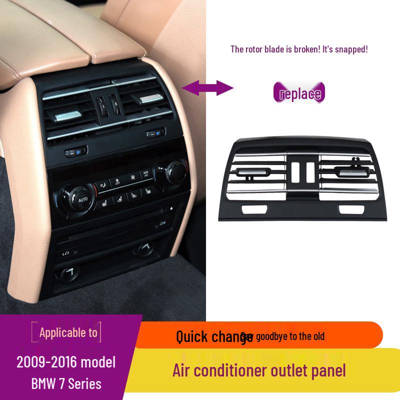 Compatible Air Conditioning Vent Panel Frame for BMW 7 Series F01/F02 Rear Row