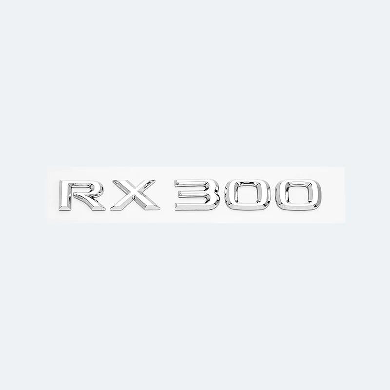 3D Chrome Glossy Black ABS RX200t RX270 RX300 RX350 RX450h RX450hL HYBRID Emblem for LEXUS Car Trunk Trunk Rear Logo Sticker