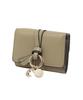 Chloe Alphabet Wallet CHC21WP946F57 Pottery Green Tri-fold Women's [Used]