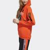 Adidas Neo W Wzry Hdy Bluza z kapturem sportowa casual damska Bluzy Pomarańczowy Żółty GD2188