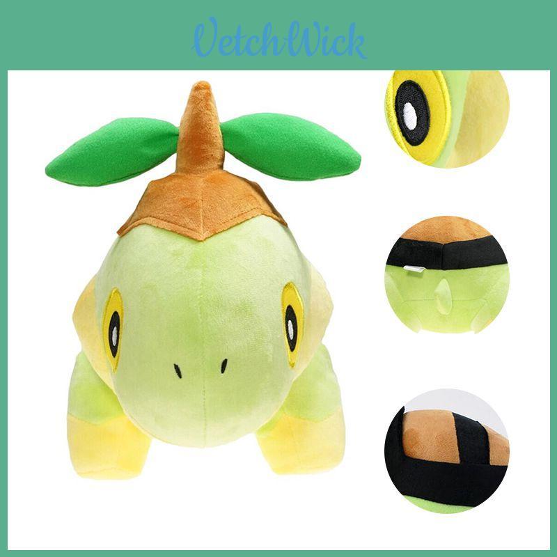 Lovable Pokemon Turtwig Plush Doll With High-density Plush Material For Maximum Softness