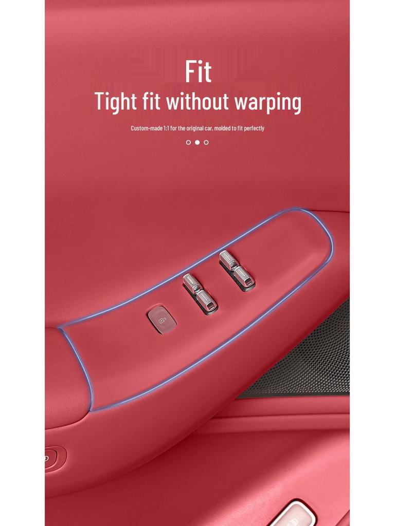 Silicone Armrest Protector for M7/M8 Car Door Window Lifter Panel