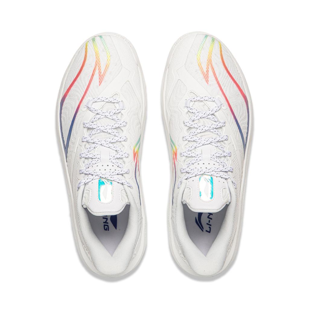 Li Ning Hurricane 2 Low top Professional Competition Basketball Shoes Men's Standard White ABAW023-4