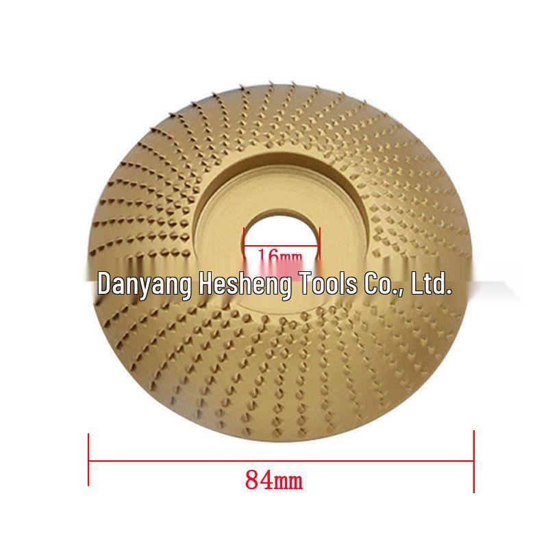 

Golden Arc Spiked Tea Grinding Disc for DIY Root Carving and Woodworking