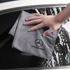 CRX1 Car Microfiber Cleaning Towel Drying Cloth Towel Car Washing Tools For Mercedes Benz W210 W164 W203 W205 W251 CLK GLA ML Sticker