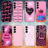 Juicy C-Couture Phone Case For Samsung GalaxyA13,21s,22,31,32,52,53,71,72,73,Soft Black Cover