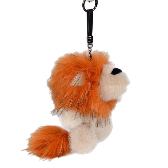 Doll Pendant Keychain Lion Shape Plush Doll Lightweight Key Holder Easy To Carry Keychain Backpack Accessories