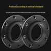 JNL Powder-Coated Black PE Pipe Flange