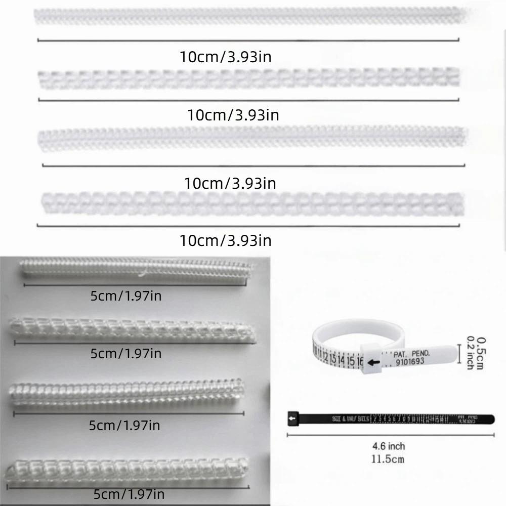 15/26Pcs Transparent Ring Guards for Loose Rings Silicone Ring Tighteners  Unisex