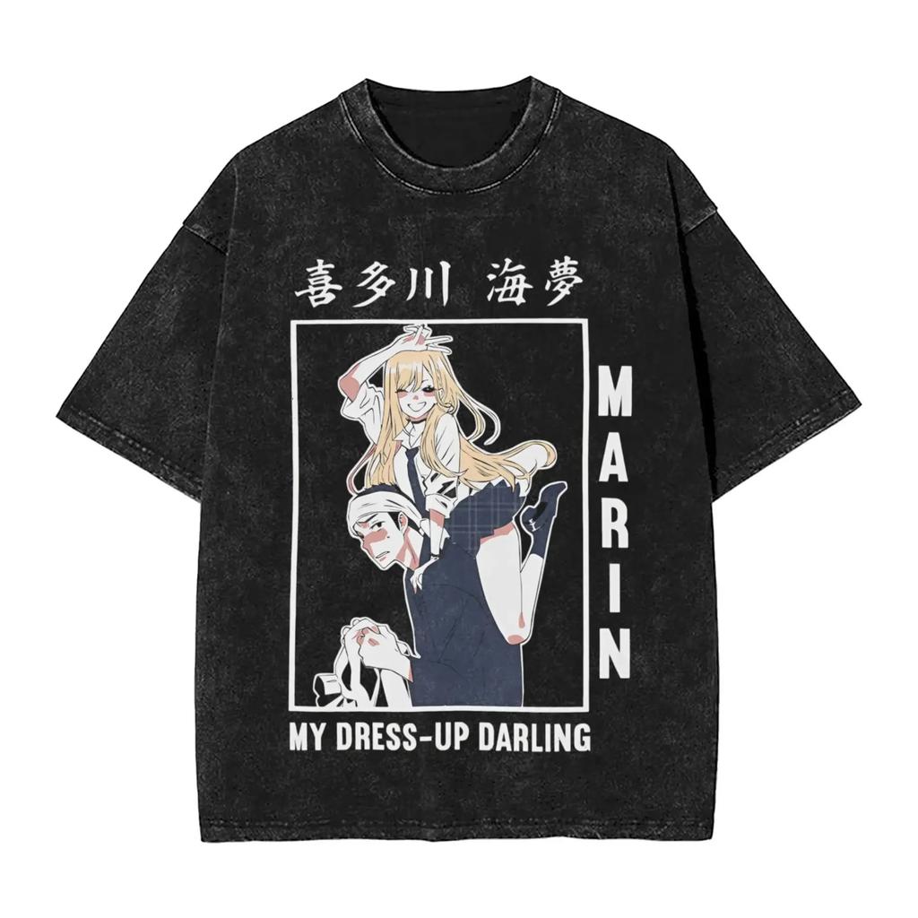 My Dressing Master Makoto Kitagawa Shizuku Kuroe Anime Manga TShirt Street Style Unisex Cotton Top Women And Men Tshirts