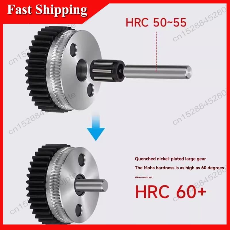 -ABUB HGX-LITE-Extruder Full Metal 3D Printer Accessories Kit Includes Hardened Steel Gear Reduction Extruder High Speed Motor