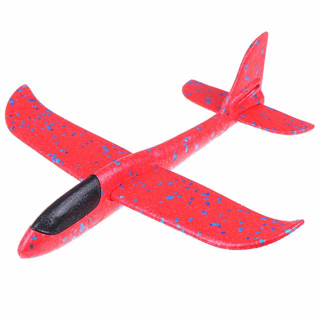 

Gift Plane Toys Outdoor Launch Avion Foam Aeroplane Fly Aeromodelo Foam Glider Hand Throw Airplane L червоний