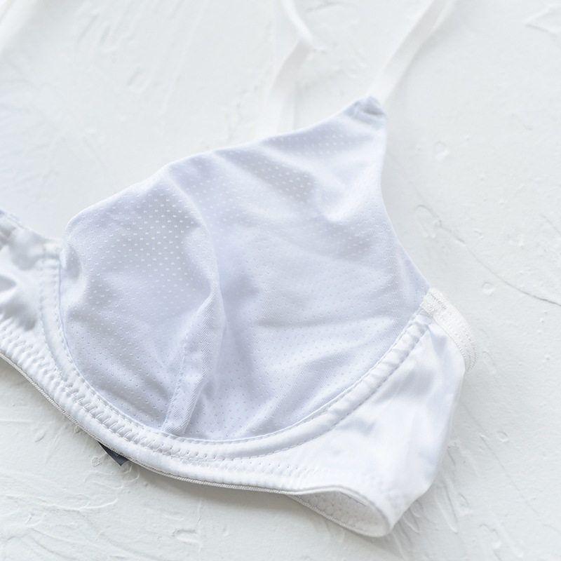 American UO Ultra-Thin Bra Pure Black Minimalist Natural-looking Bra Breathable Plaid Quick-Drying Intimates
