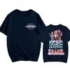 Loose Crew Neck Short Sleeve T-Shirt K Pop Demon Hunters Hunter Group Print Base Layer Top