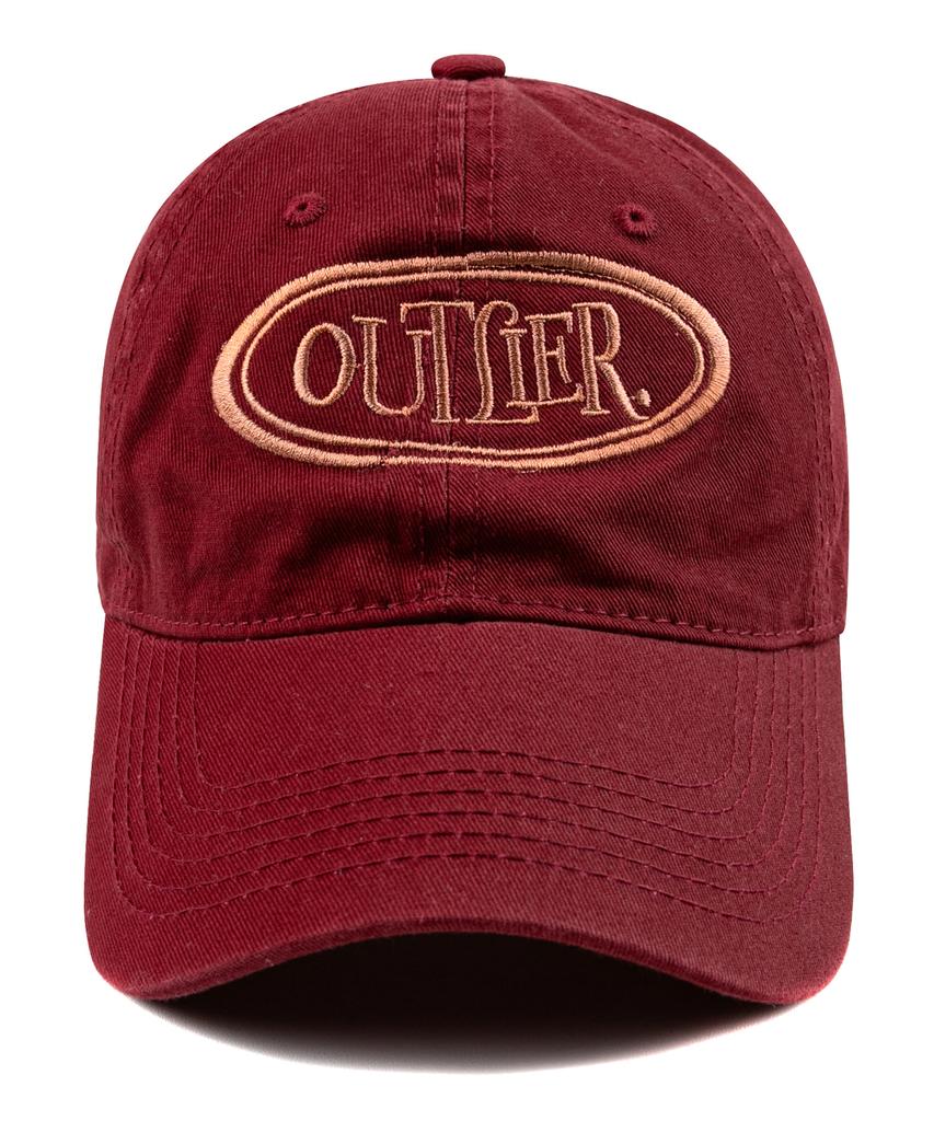 Wig Outlier Washed Ball Cap - Burgundy