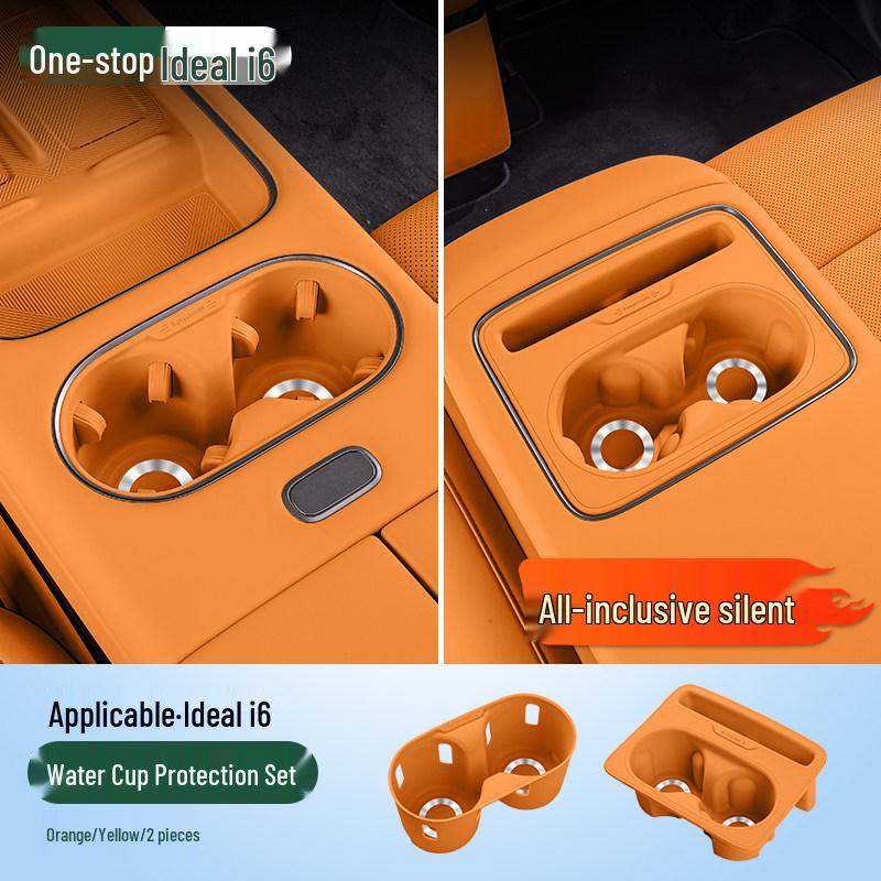 Ideal i6/i8 Front Drain Cup Holder Anti-slip Pad Car Interior Decoration Accessory