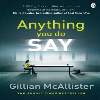 Anything You Do Say by Gillian McAllister Paperback Book 9781405928274
