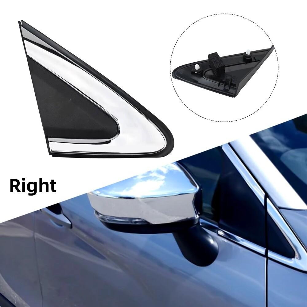 Right Side Mirror Corner Triangle Cover Trim For Mitsubishi Eclipse Cross 18-21