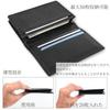 [VIPITH] Men's Business Card Holder, Genuine Leather, Large Capacity, Stylish, Slim, Wide Type, Easy Access, Business Card Case, Perfect Gift for Job