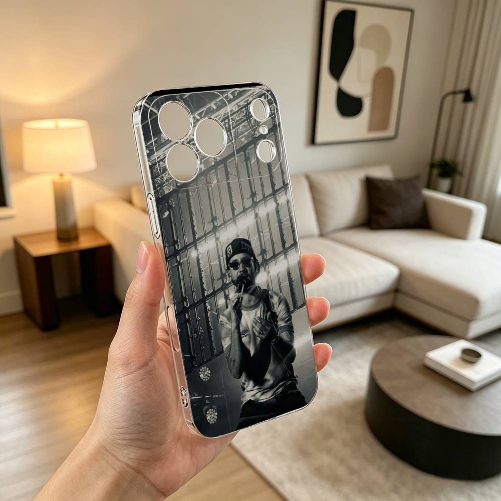 S-Singer M-MORA Phone Case Transparent Silicone Soft For iPhone 17 16 15 14 13 12 11 Mini Pro Max Plus