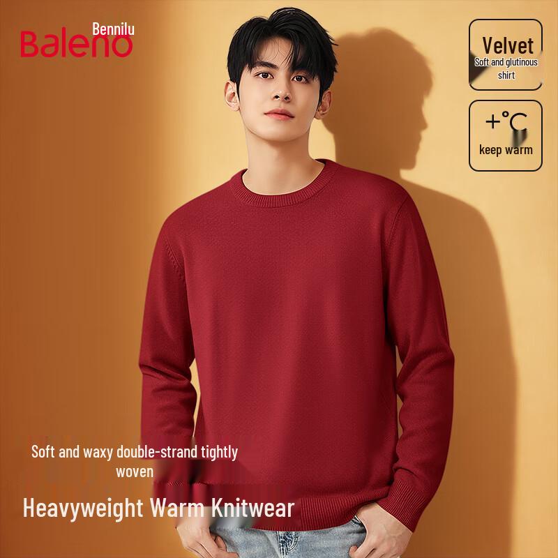 

Baleno Men s Soft Knit Round Neck Sweater L