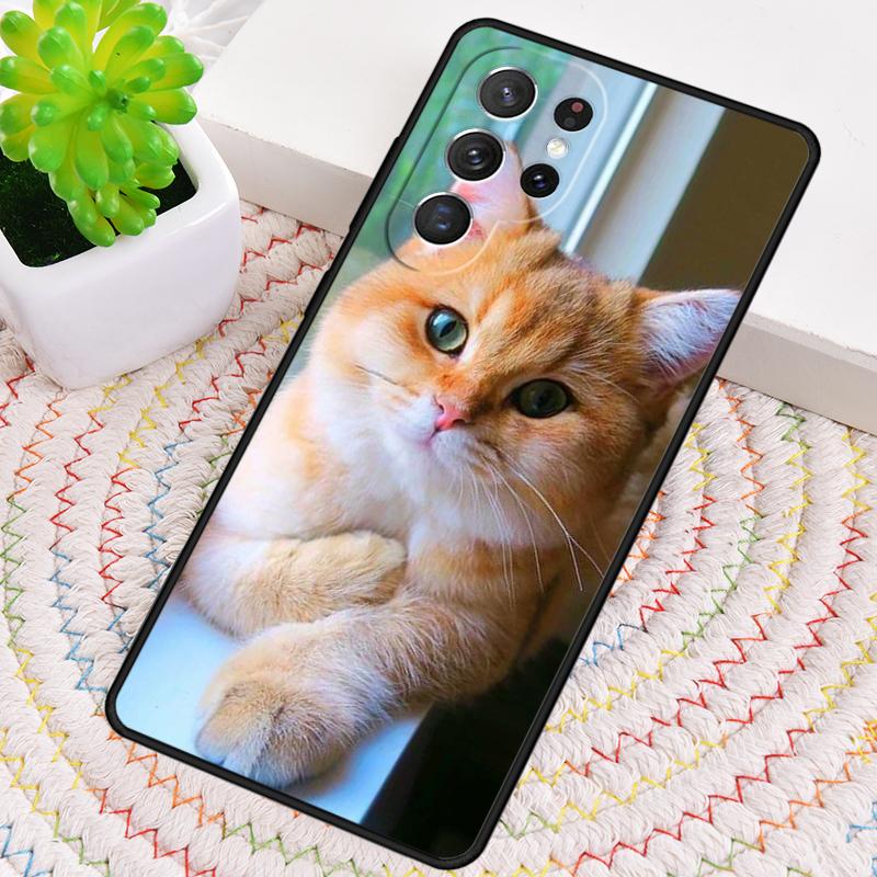 Cute Animals Cats Pattern Phone Case for Samsung Galaxy note 10 pro S26 Ultra S23 S24 FE S25 S21 S22 PLUS shockproof Cove