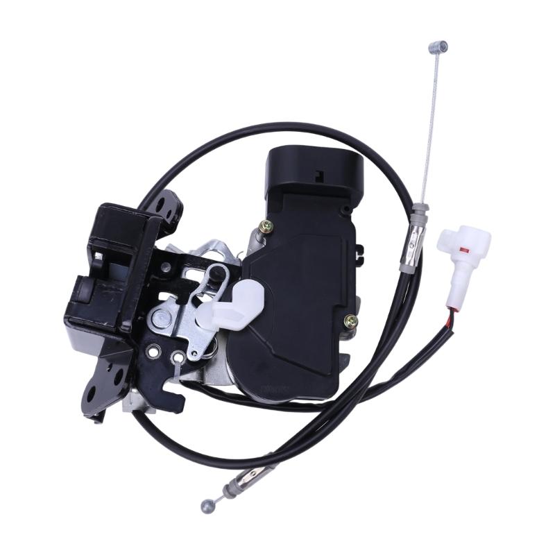 Lock Actuator Service Part 69150-0C010, 2001-2007 Application Reference, Rear Door Assembly with Bracket, Spring Mechanism, and Wire Lead