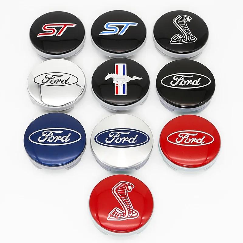 Car Sticker Hot For Ford New 4pcs 54mm Wheel Center Cap Logo Hub Cover Badge Emblem For Ford Focus Mk2 Mk3 Fiesta Ranger Mondeo