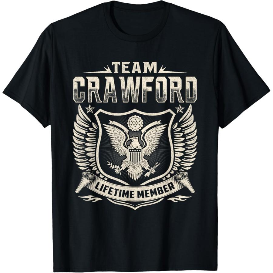 Crawford Family Shirt Team Crawford Lifetime Member T-Shirt XXXXXL чёрный